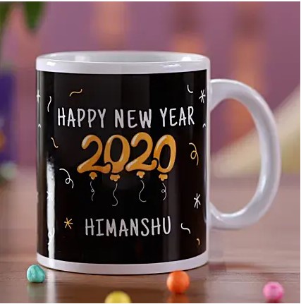 Personalized New Year Name Mug